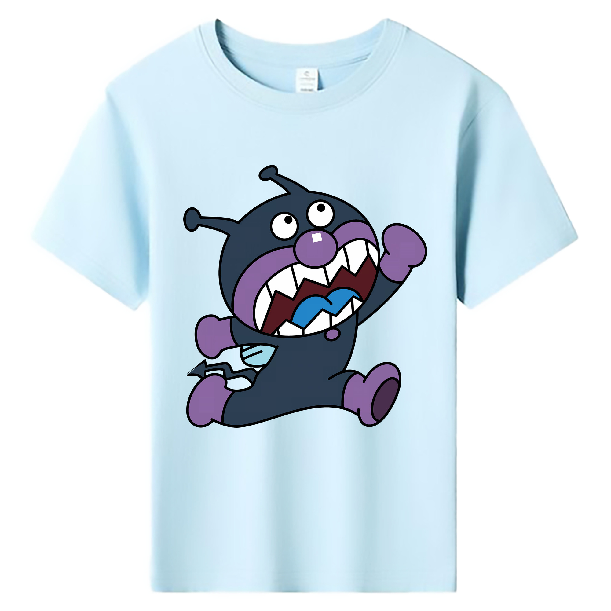 （画像用） アンパンマン Anpanman 綿100％キッズTシャツ（フロントプリント）